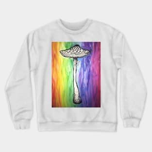 Rainbow Mushroom Crewneck Sweatshirt